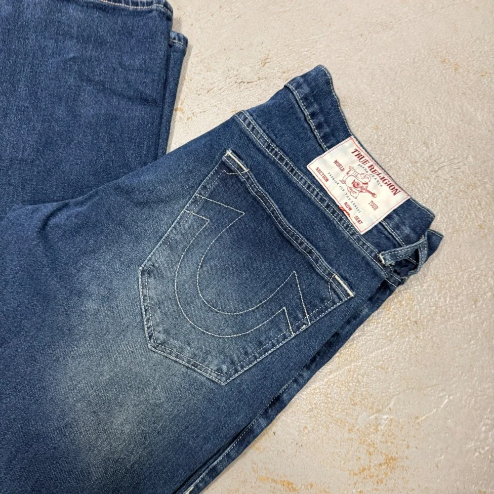 Y2K True Religion Geno‎ Relaxed Slim Jeans Blue Medium Wash 33